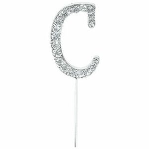 Diamant Buchstabe C Silber, 4,5 cm