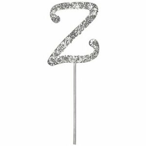 Diamant Buchstabe Z Silber, 4,5 cm