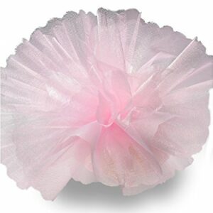 Organza-Tüllkreis Kristall Standard rosa