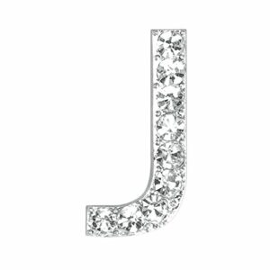 “J“ Diamant Buchstabe, silber, 20 mm, 5 Stück