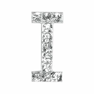 “I” Diamant Buchstabe, silber, 20 mm, 5 Stück