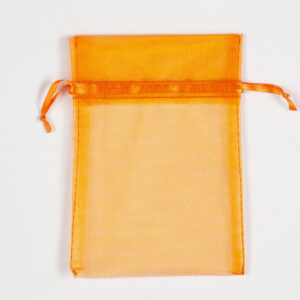 Organzasäckchen Orange –  10cm x 12.5cm (10 Stück)
