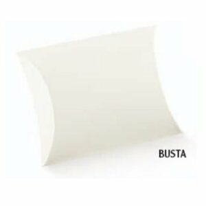 10 Stück Schachtel BUSTA groß BIANCO weiß glänzend, 145x130x40 mm