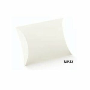 10 Stück Kartonage Busta klein Bianco weiß glänzend, 60x60x20 mm