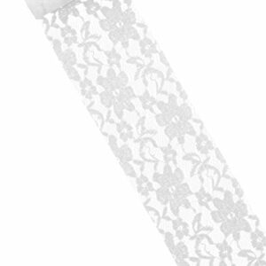 Spitzenband weiß 10 cm breit x 10 m