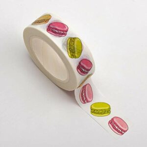 Washi Tape selbstklebend Macaroons bunt 15mm x 10m Rolle