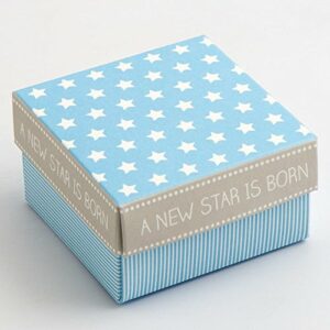 Box „A New Star is Born“ Hellblau, 60 x 35 x 60 mm