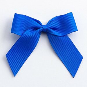 5 cm Ripsband Schleifen (Selbstkleben) 12 Stück – Royalblau