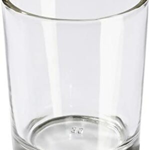Teelichtglas 5,6 – 6,7 cm hoch, 10 Stück