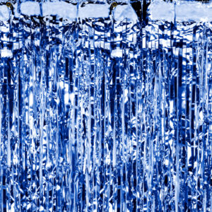 Vorhang Party, blau, 90 x 250cm