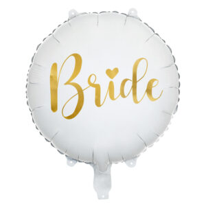 Folienballon Bride 45cm, weiß