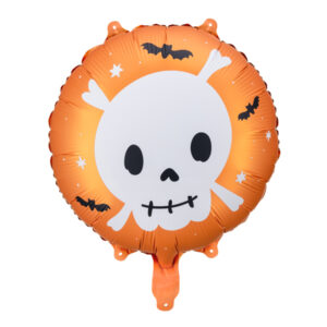 Folien-Luftballon Schädel, 45 cm, Mix