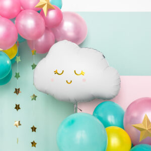 Folienballon Wolke, 51×35,5cm, Mix