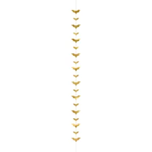 Girlande Fledermäuse, gold, 1,5m