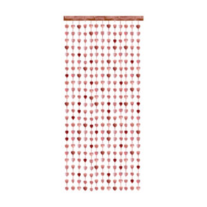 Vorhang – Girlande Herz, roségold, 100×245 cm