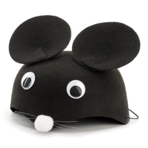 Maus-Mütze, schwarz