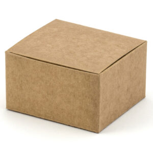 Schachteln,Kraftpapier, 6×5,5×3,5cm (1 VPE / 10 Stk.)