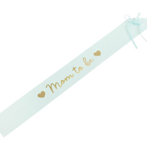 Schärpe Mom to be, light tiffany blue, 75 cm