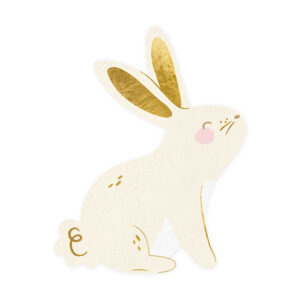 Papierservietten Bunny, mix, 12.5×16 cm (1 VPE / 20 Stk.)