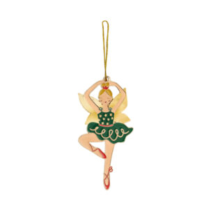 Dekorativer Ballerina-Anhänger aus Metall, Mix, 5x10cm