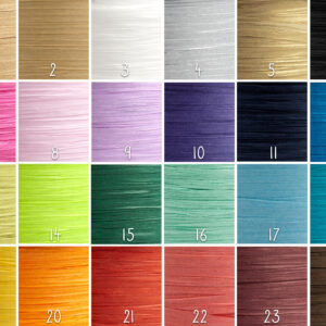 Papier Raffia 7 mm x 100 Meter Rolle – in vielen Farben